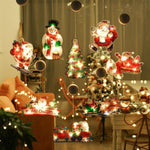 VENTE DE NOËL🎄Lumières à ventouse pour fenêtre de Noël