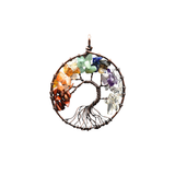 Pendentif Arbre de Vie en Cristal