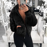 Veste En Peluche à Capuche