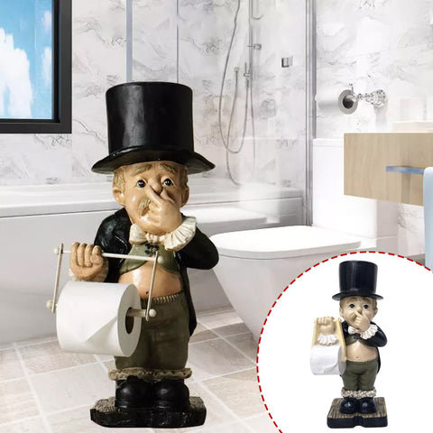 Décoration de porte-serviettes en papier Gentleman