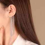 Boucles d'Oreilles à Pampilles Étincelants