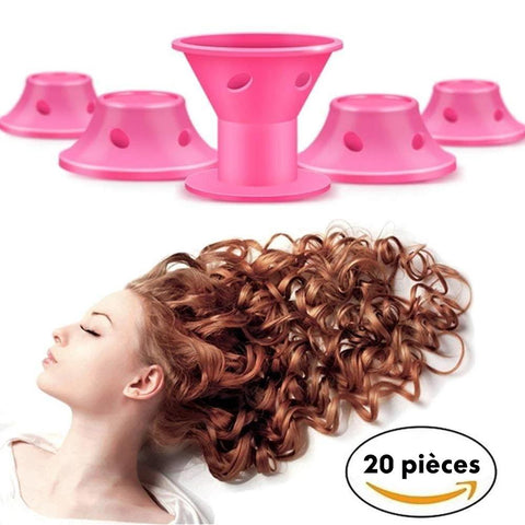 20 Pièces Bigoudis en Silicone - ciaovie