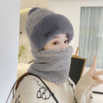 Bonnet écharpe coupe-vent pour femme pour le cyclisme