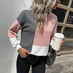 Sweat gaufré color block