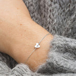 Bracelet de l'alphabet en acier inoxydable