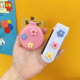 Peigne à Coussin d'Air Portable de Fleurs