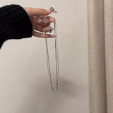 Chaîne de clavicule coeur d'amour magnétique