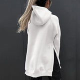 Sweat-shirt Polaire à Manches Longues à Capuche