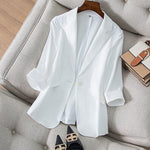 Veste de costume amincissante en Tencel