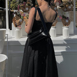 Robe à bretelles fines dos nu