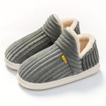 Chaussons chauds en peluche