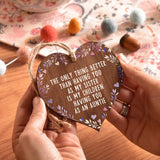 Plaque en Bois d'Amour