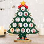 Mini Ensemble d’Arbre de Noël en Bois de Bricolage