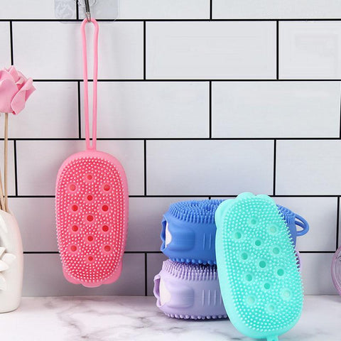 Brosse de bain moussante conviviale