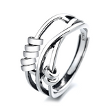 Bague porte-bonheur ajustable à l'intérieur