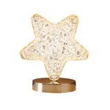 Lampe de table en métal Étoile Lune