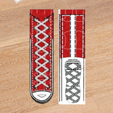 Chaussures et bas drôles en toile réelle et fausse