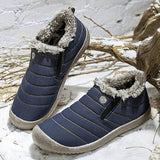 Chaussures à neige unisexes imperméables et chaudes