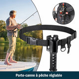 Mangeoire portative pour cannes à pêche