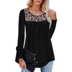 T-shirt oversize à imprimé léopard