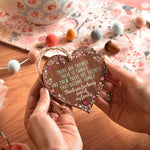 Plaque en Bois d'Amour