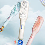 Peigne de massage antistatique autonettoyant