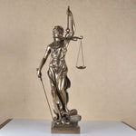 Décoration de la statue de la déesse de la justice