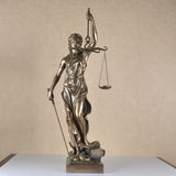 Décoration de la statue de la déesse de la justice