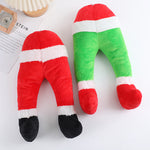 Décoration de jambes de Père Noël