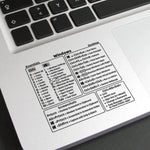 ⌨️Autocollants de raccourcis clavier （3 pcs）