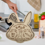 Plateau de friandises lapin de Pâques