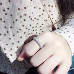 Bague Diamant Croix Pleine Moissanite