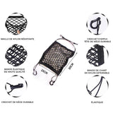 Réseau de stockage à double couche de siège d'auto