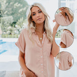 Chemise manches courtes été femme