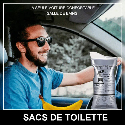 Sac d'urine jetable de voyage portable