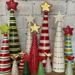 Art joyeux de Noël fantaisiste Décoration d’arbre de Noël en céramique