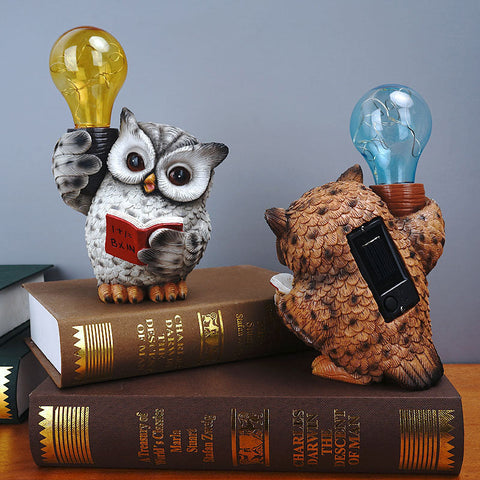 Ornement Solaire Hibou