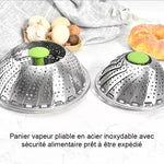 Vapeur Pliante En Acier En Forme De Fleur