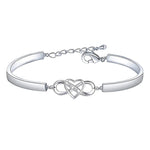 Rappelez-vous Toujours que Je t'aime Maman Bracelet Coeur d'amour pour Toujours