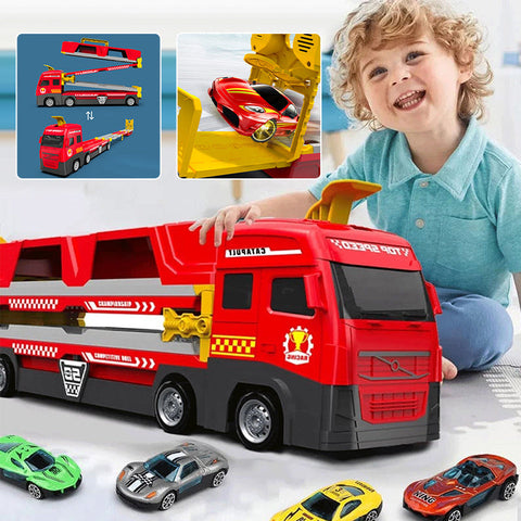 Camion méga transporteur avec piste de course d'éjection