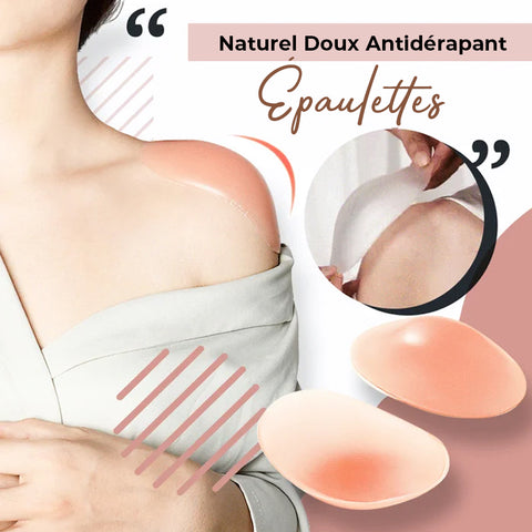 Épaulettes en silicone invisibles et douces antidérapantes
