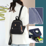 Mini sac à dos de couleur unie