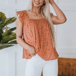 Gilet Floral Sans Manches T-shirt