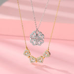 Collier Creux Trèfle à quatre feuilles