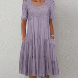 Robe De Couleur Unie