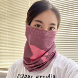 Masque solaire en soie glacée