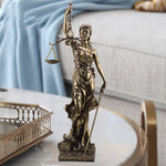 Décoration de la statue de la déesse de la justice