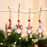 Ensemble de décorations de Noël en bois Gnome (12 pièces)