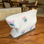 Trousse de maquillage florale mignonne