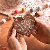 Plaque en Bois d'Amour